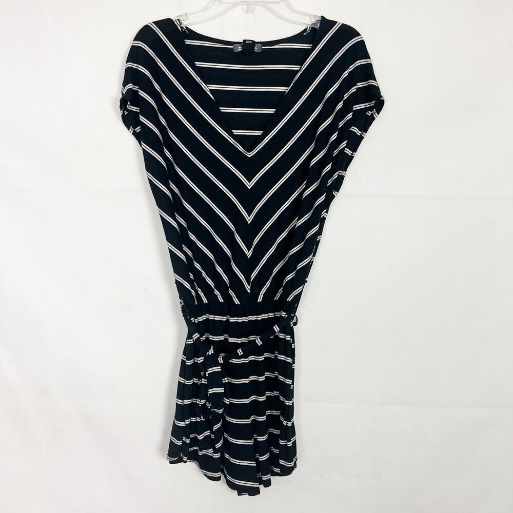 Billabong Striped Short Sleeve Romper Size Small